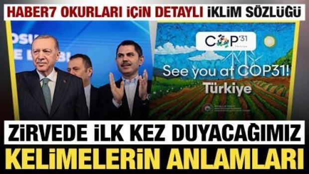 Zirvede ilk kez duyacağımız kelimelerin anlamları: COP31 i&ccedil;in detaylı iklim s&ouml;zl&uuml;ğ&uuml;